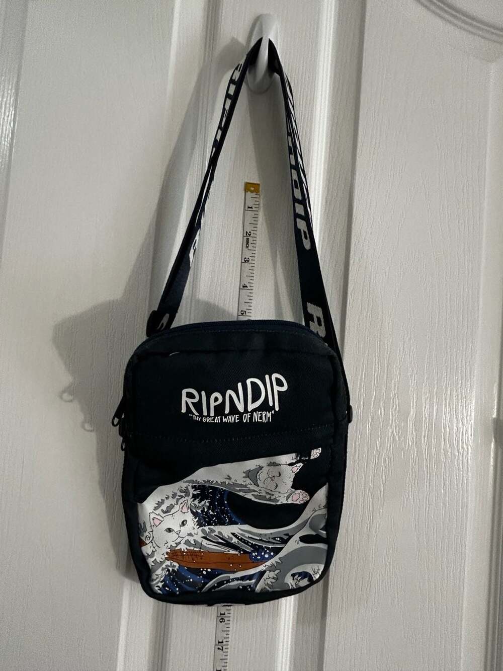 RIPNDIP Thy Great Wave of Nerm Crossbody Shoulder Bag
